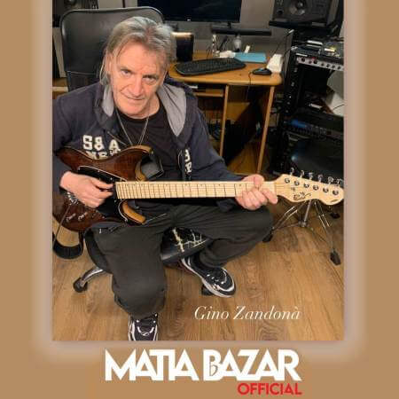 Panico guitars artist Gino Zandonà - Matia Bazar
