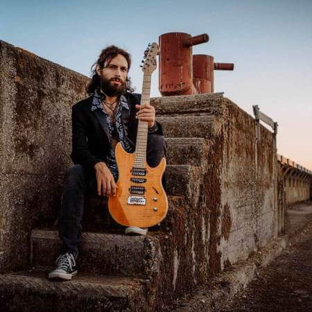 Panico guitars artist Antonio Jacopo Argento